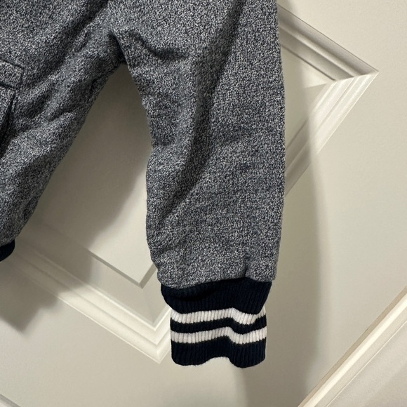 Joe Fresh Navy Blue Bomber Jacket Button Up Size 12-18 months Toddler Baby - Picture 4 of 7